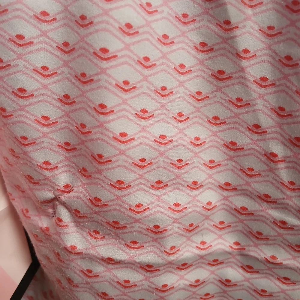 Victoria's Secret Pink Patterned Pajama Pants Sz L, Top And Overnight Pouch Bnwt - Picture 7 of 9